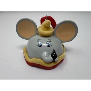 Disney Parks Limited Edition Dumbo EarHat Ornament Flocked #197/3000